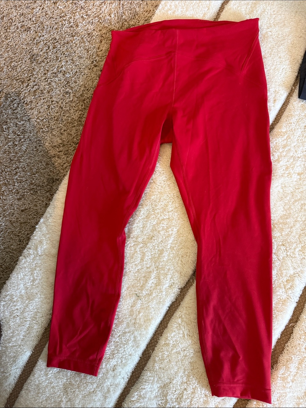 Lululemon Red Instill High Rise Leggings 12